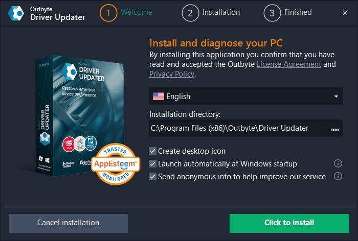 OutbyteDriverUpdater,驱动升级.